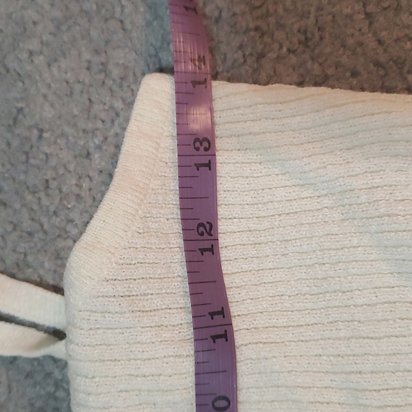 Vintage cream ribbed stretchy cami lg bundle only - Picture 3 of 5